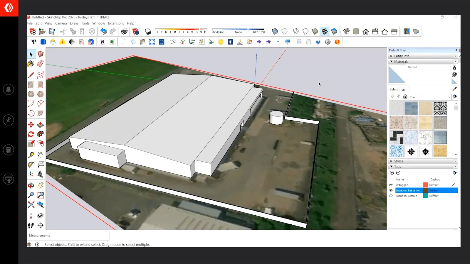 Industrial shed structure 3D modelling in Glasgow, UK